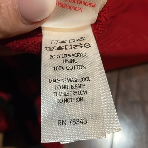 Telluride Dog Sweater Reindeer Elk Plaid Red Size XXL - Picture 5 of 10